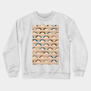 Square Blue Crewneck Sweatshirt